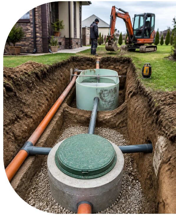Реконструкция автономной канализации в Апшеронске от 76860 р. | АПаруса-Пшр